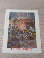 Signé Cyclisme Cycling Ciclismo Ciclista Wielrennen Radfahren FAGHEL GREGORY 2002 - Wielrennen