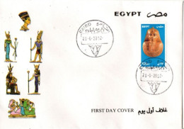 EGYPTE 2002 FDC - Cartas & Documentos