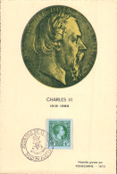 MONACO CARTE MAXIMUM 1948 JOURNEE DU TIMBRE - Cartes-Maximum (CM)