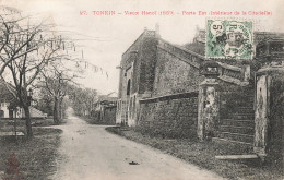 Viet Nam Vietnam Tonkin Vieux Hanoi Porte Est Intérieur De La Citadelle CPA + Timbre Carte écrite En 1910 - Viêt-Nam