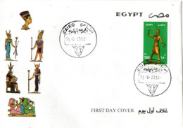 EGYPTE 2002 FDC - Covers & Documents