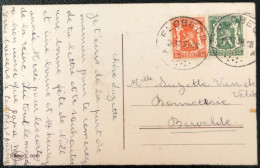 Belgique, Divers Sur Carte, Cachet FLOBECQ A 1938 - (A614) - Andere & Zonder Classificatie