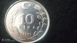 TÜRKİYE 1986-      10   LİRA      XF- - Turkey