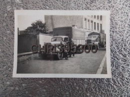 PHOTO ANCIENNE - HERIN 59 NORD PROCHE VALENCIENNES - CAMIONS - MILITAIRES - Places