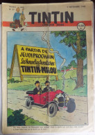 Tintin N° 37;1948 Couv. Hergé - Tintin