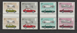 Great Britain 1982 British Motor Cars Gutter Pairs MNH ** - Neufs