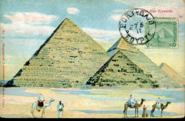 X0481 Egypt. Maximum Card Pyramides Of Cairo,postmark Port Said 27.5.1911 - 1866-1914 Khedivate Of Egypt