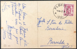 Belgique, Divers Sur Carte, Cachet FLOBECQ A 1947 - (A629) - Other & Unclassified