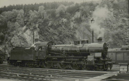 Locomotive 64-049 - Cliché Jacques H. Renaud, Trois-Ponts 1955 - Treinen