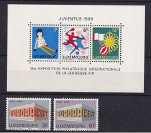 Timbres    Luxembourg Neufs ** Sans Charnières  1969 - Neufs