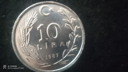 TÜRKİYE 1987-      10   LİRA      XF- - Turquie