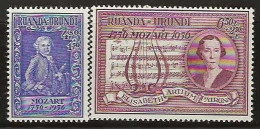 Ruanda-Urundi   .   OBP    .   200/201    .  **    . Postfris .   /   .   Neuf Avec Gomme Et SANS Charnière - Unused Stamps