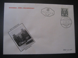 Österreich- FDC Sonder-Beleg Karl Marx Hof Mit Der Automatenmarke 50 Gr. , MiNr. 1153 - Automatenmarken [ATM]