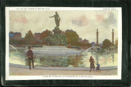CHOCOLAT MENIER - PLACE DE LA NATION (le Triomphe De La Republique) (ref 496) - Publicité