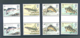 Great Britain 1983 British River Fish Gutter Pairs MNH ** - Ongebruikt