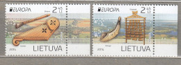 LITHUANIA 2014 EUROPA Folk Instruments MNH(**) Mi 1159-1160 #Lt826 - Lituania