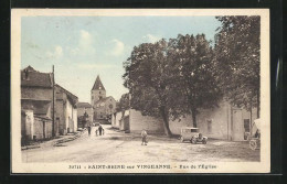 21 - SAINT SEINE SUR VINGEANNE - Rue De L'Eglise - 1936 (peu Courante) - Altri & Non Classificati