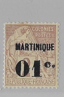 Martinique - YT N° 7 ** - Neuf Sans Charnière - 1888 / 1891 - Nuovi