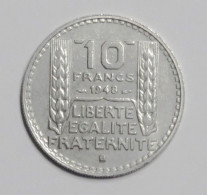 Monnaie 10 Francs 1948 B Turin Petite Tête , Rameaux Courts ( Gouvernement Provisoire ) - 10 Francs