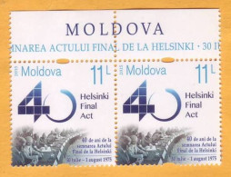 2015 Moldova Moldavie Moldau  40 Actul Final. Helsinki. Finlanda. 2v  Mint - Ideas Europeas