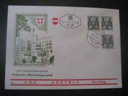 Österreich- FDC Sonder-Beleg Mit Der Automatenmarke 50 Gr., 3x MiNr. 1153 - Vignette [ATM]