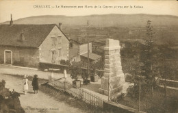 01)   CHALLEX  -  Le Monument Aux Morts De La Guerre Et Vue Sur La Suisse - Non Classés