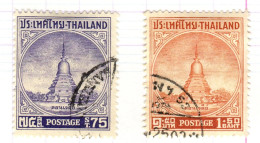 T+ Thailand 1956 Mi 328-29 Pagode - Thaïlande