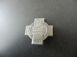 Old Badge Schweiz Suisse Svizzera Switzerland - Turnkreuz Rüegsauschachen 1927 - Zonder Classificatie