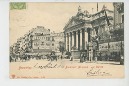 BELGIQUE - BRUXELLES - Boulevard Anspach - La Bourse - Avenidas, Bulevares