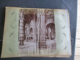 ITALIE IITALIA LT DE PHOTO ANCIENNE SUR FEUILLE NAPOLI FIRENZE LIEU A DETERMINER - Lieux