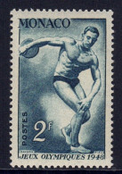 Monaco // 1948 // Jeux Olympiques De Londres , Lanceur De Disque Timbres Neufs** MNH  No. Y&T 321 - Nuovi