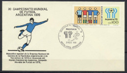 Argentina 1978 Football Soccer World Cup Commemorative Cover - 1978 – Argentine
