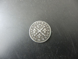 France 5 Sols 1703 BB Silver - 1643-1715 Luigi XIV El Re Sole