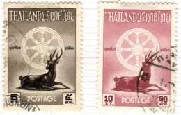 T+ Thailand 1957 Mi 331-32 Buddha - Tailandia