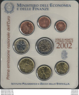 2002 Italia Divisionale 8 Monete FDC In Blister - Italie