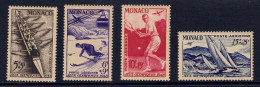 Monaco // Poste Aérienne1948  // Jeux Olympiques De Londres  Timbres Neufs** MNH  No. Y&T 32 à 35 - Aéreo