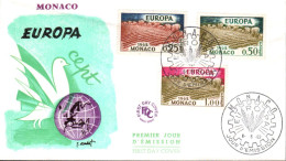 MONACO FDC 1962 EUROPA - FDC