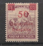 HONGRIE / ARAD - 1919 - N°YT. 15 - 50 Sur 3fi - Type I - Neuf Luxe ** / MNH / Postfrisch - Unused Stamps