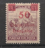 HONGRIE / ARAD - 1919 - N°YT. 15 - 50 Sur 3fi - Type I - Neuf Luxe ** / MNH / Postfrisch - Nuevos