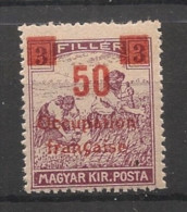 HONGRIE / ARAD - 1919 - N°YT. 15a - 50 Sur 3fi - Type II - Neuf Luxe ** / MNH / Postfrisch - Unused Stamps