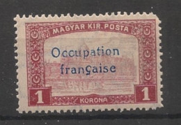 HONGRIE / ARAD - 1919 - N°YT. 18 - 1k Carmin - Neuf Luxe ** / MNH / Postfrisch - Unused Stamps