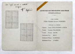 Calendario Centro Militare Preparazione Gare Ippiche Internazionali 1948 D'Inzeo - Sonstige & Ohne Zuordnung