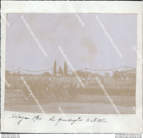 Au295 Foto Incollata Su Carta Bologna Citta' 1900 Gara Ciclistica - Bologna