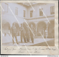 Au304 Foto Incollata Su Carta Bologna Citta' 1900 Militari - Bologna