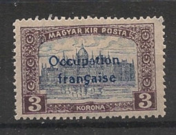 HONGRIE / ARAD - 1919 - N°YT. 20 - 3k Brun Et Gris - Neuf Luxe ** / MNH / Postfrisch - Unused Stamps