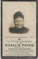 DP. ROSALIE PRIEM - DECEUNINCK ° EEGHEM 1848 - + HOOGLEDE 1928 - Religion & Esotérisme