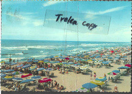 Italy, Italien, Viareggio, Spiaggia, 1962, Gelaufen,  Descritto - Viareggio