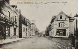 Commentry Rue De Paris Près De La Place Du XIV Juillet - Commentry
