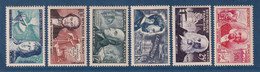 France - YT Nº 1012 à 1017 ** - Neuf Sans Charnière - 1955 - Unused Stamps