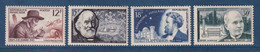 France - YT Nº 1055 à 1058 ** - Neuf Sans Charnière - 1956 - Unused Stamps